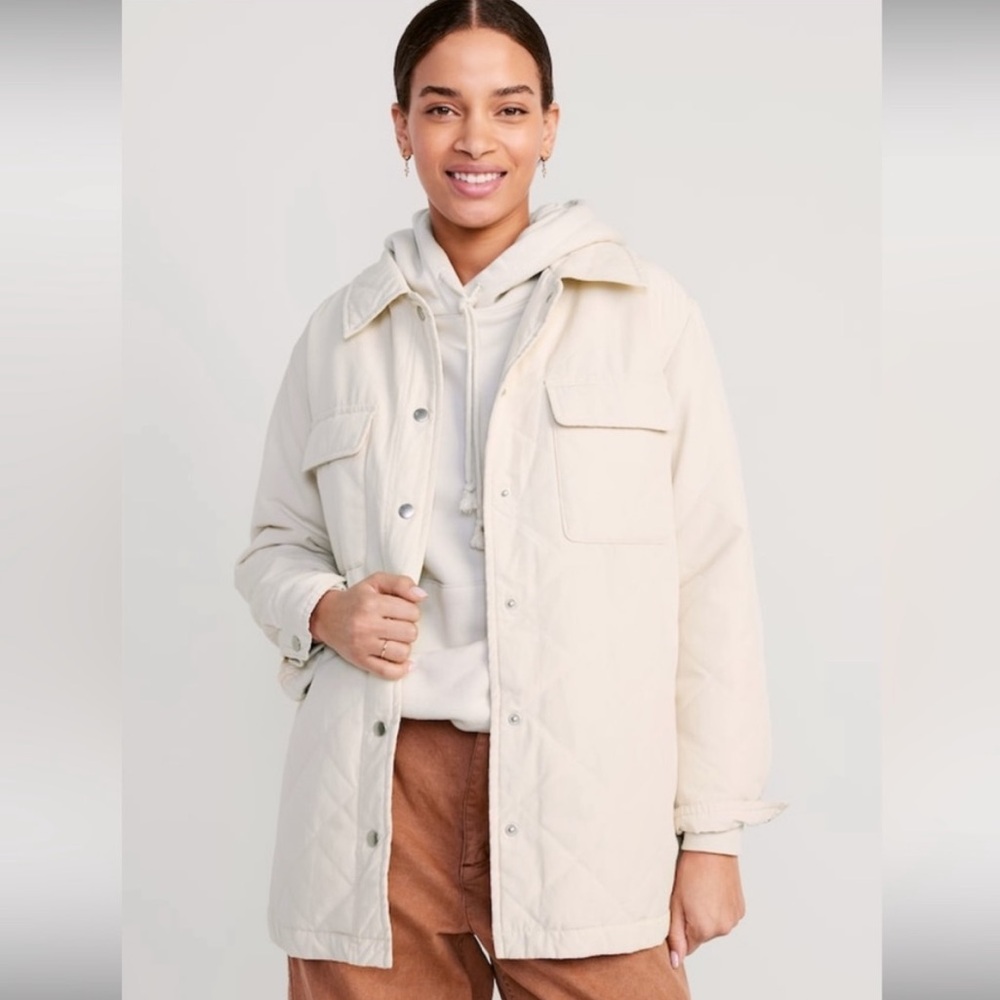 NWT Old Navy Quilted Utility Shacket